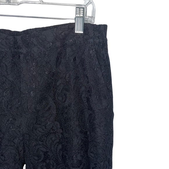 Draper James Belle Meade Black Pull On Lace Pant Size M NWT Ankle Length - Picture 5 of 14